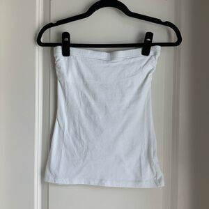 Zenana Outfitters White Strapless Camisole